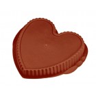 Silicone Moulds Self-Crimped Heart Pan